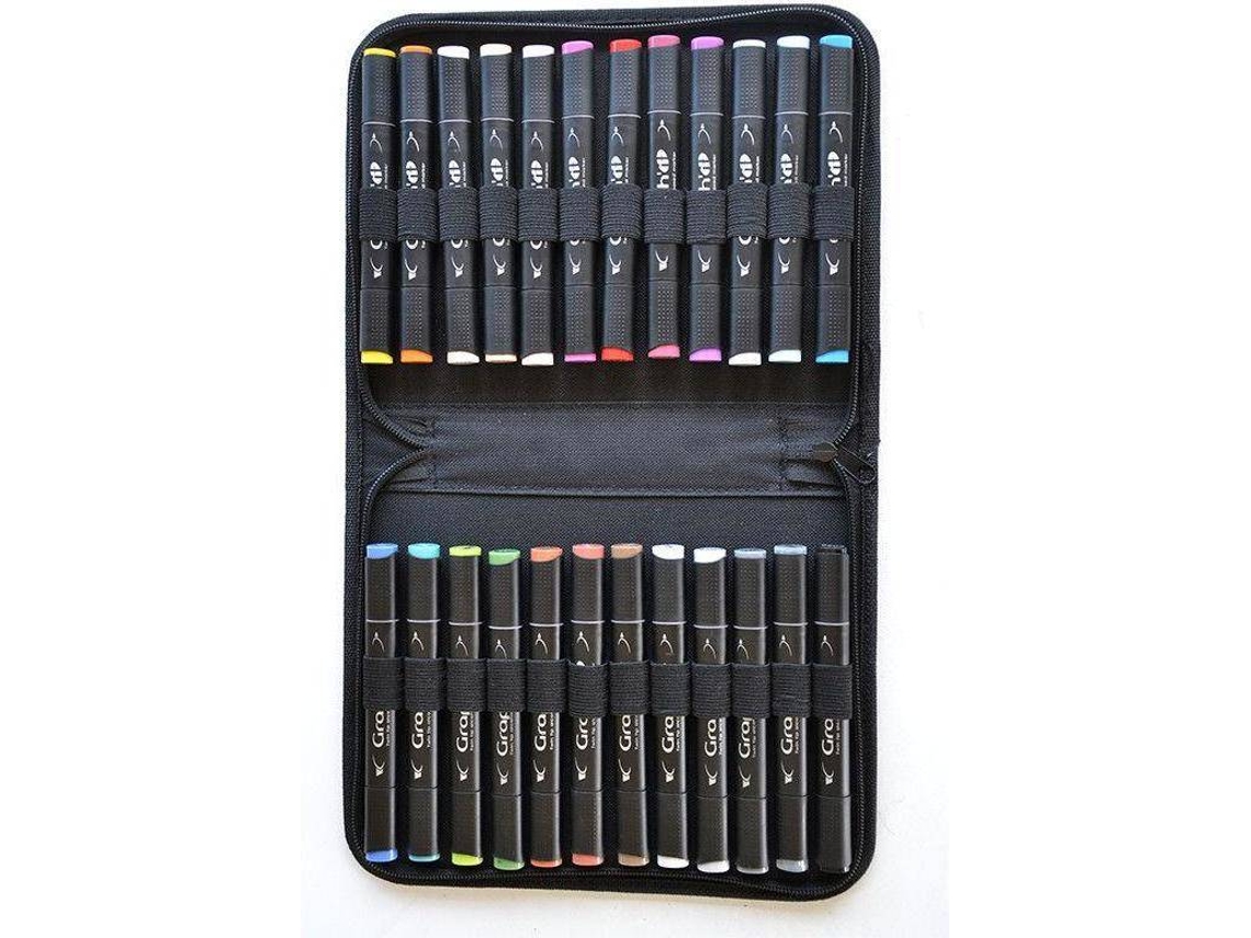 Conjunto 24 Marcadores GRAPH'IT Cores Manga