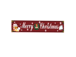 Laxiscreed Bandeira Natal Decorativa 296x48cm Para Festas E Eventos