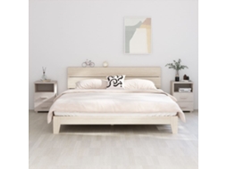 Vidaxl Mesas Cabeceira Hamar 2pcs 40x35x62 Cm Pinho Maciço Branco