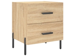 Mesa de Cabeceira Carvalho Sonoma MAISON EXCLUSIVE Derivados de Madeira 40x35x47,5 cm