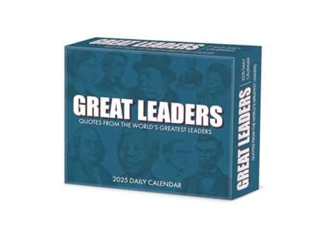 Livro Great Leaders, Greatest Quotes 2025 6.2 X 5.4 Box Calendar de Willow Creek Press (Inglês)