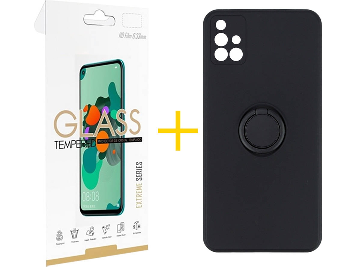 Capa + Película para Samsung Galaxy A71 SKYHE Preto