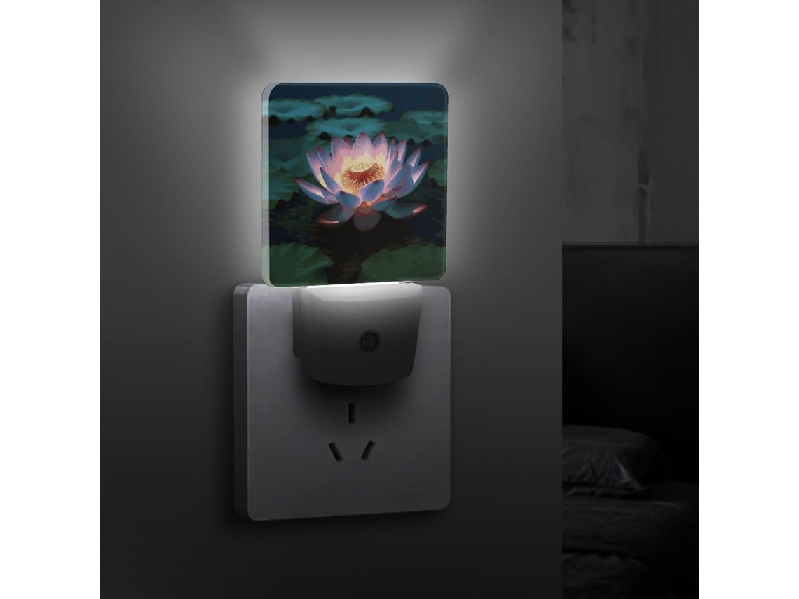 Luz Noturna Led De Parede Com Sensor Crepuscular, Quarto Eficiente E Decorativo, Banheiro, Cozinha, Escadas E