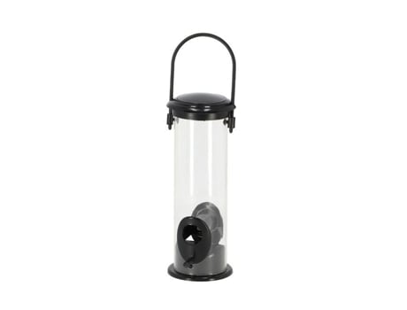 Comedouro Distribuidor De Sementes Não Especificado Não Especificado Preto Plástico Exterior Best For Birds