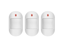 Lurelia Alarme Com Sensor De Movimento Pir, 433 Mhz, Sem Fios, 3 Peças, Para Casa E Garagem