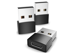 2026-adaptador Usb C Fêmea Para Usb Macho Pacote De 4 Compatível Com Iphone 13 12 Pro Max Etc