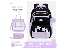 Laxiscreed Mochila Escolar Grande Capacidade Para Jovens E Estudantes, Leve E Resistente