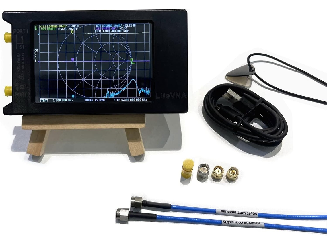 Litevna 64 50 Khz 6,3 Ghz Analisador de Rede Litevna com Tela de 4 Polegadas SFUSHOS