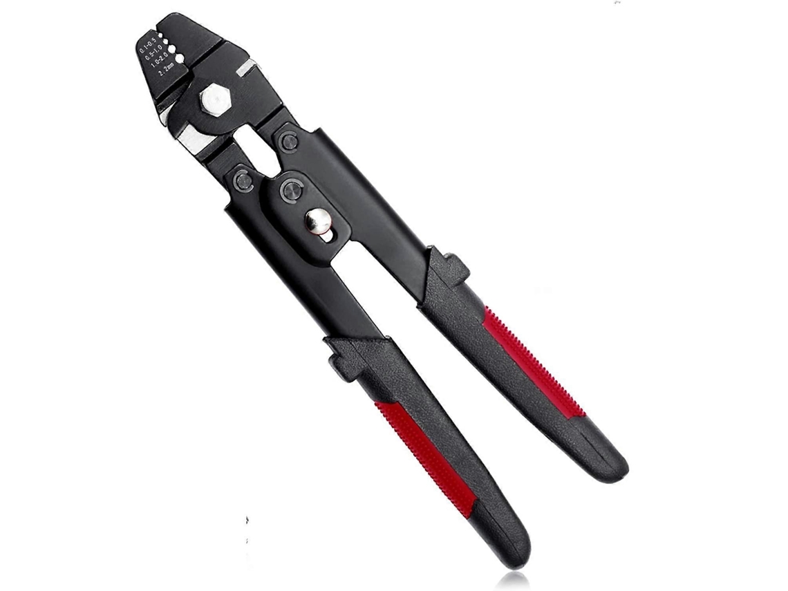 Pinzas De Crimpado De Acero De 10 Pulgadas - Herramienta De Crimpado Para Cobre Y Aluminio - Mangos Antideslizantes - 0.1-2.2mm