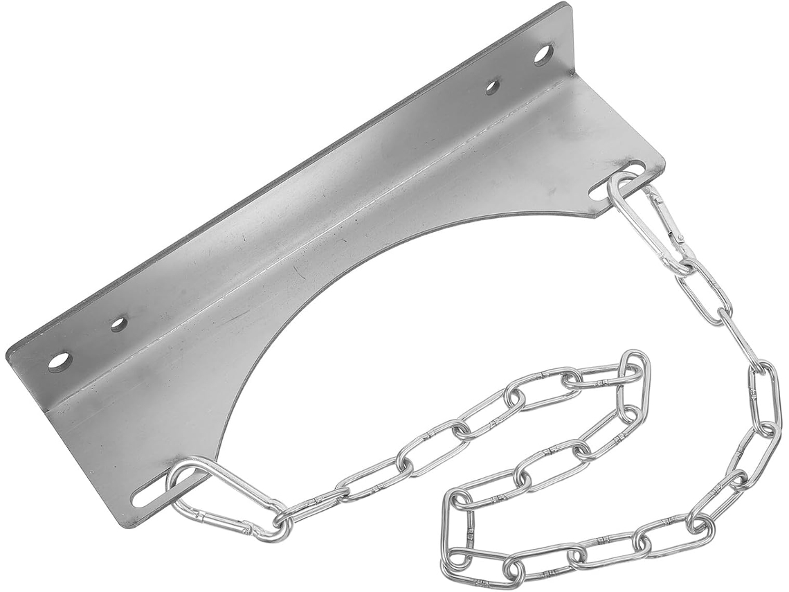 Suporte De Parede Em Aço Inoxidável Para Cilindro 40l, Fixação Com Corrente De Segurança, Suporte Industrial Para