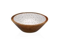 Tigela de Salada Versa Speckle (Marrom)