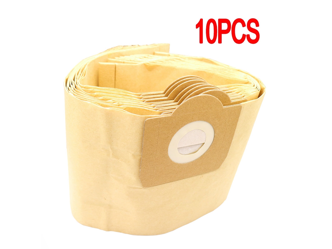 10pcs sacos de pó para aspirador de pó para KARCHER WD3 WD3300 WD3.500P MV3 WD3200 SE4001 SE4002 6.959-130 6.904-051 6.904-263