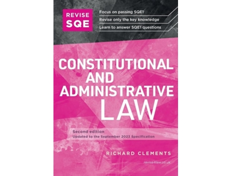 Livro Revise SQE Constitutional and Administrative Law de Richard Clements (Inglês)