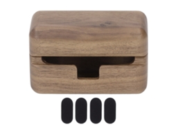 Aetheria estojo de Madeira de Nogueira para Fones de Ouvido Wf 1000xm5 Protetor Contra Quedas e Impactos