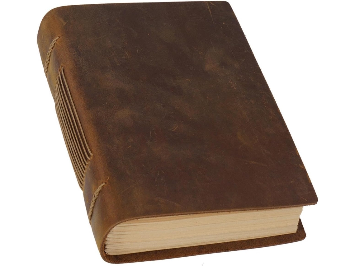 Caderno de Escrita Feito à Mão Exclusivo, Estilo Vintage, Bloco-notas Cotidianas Para Estudantes E Profissionais