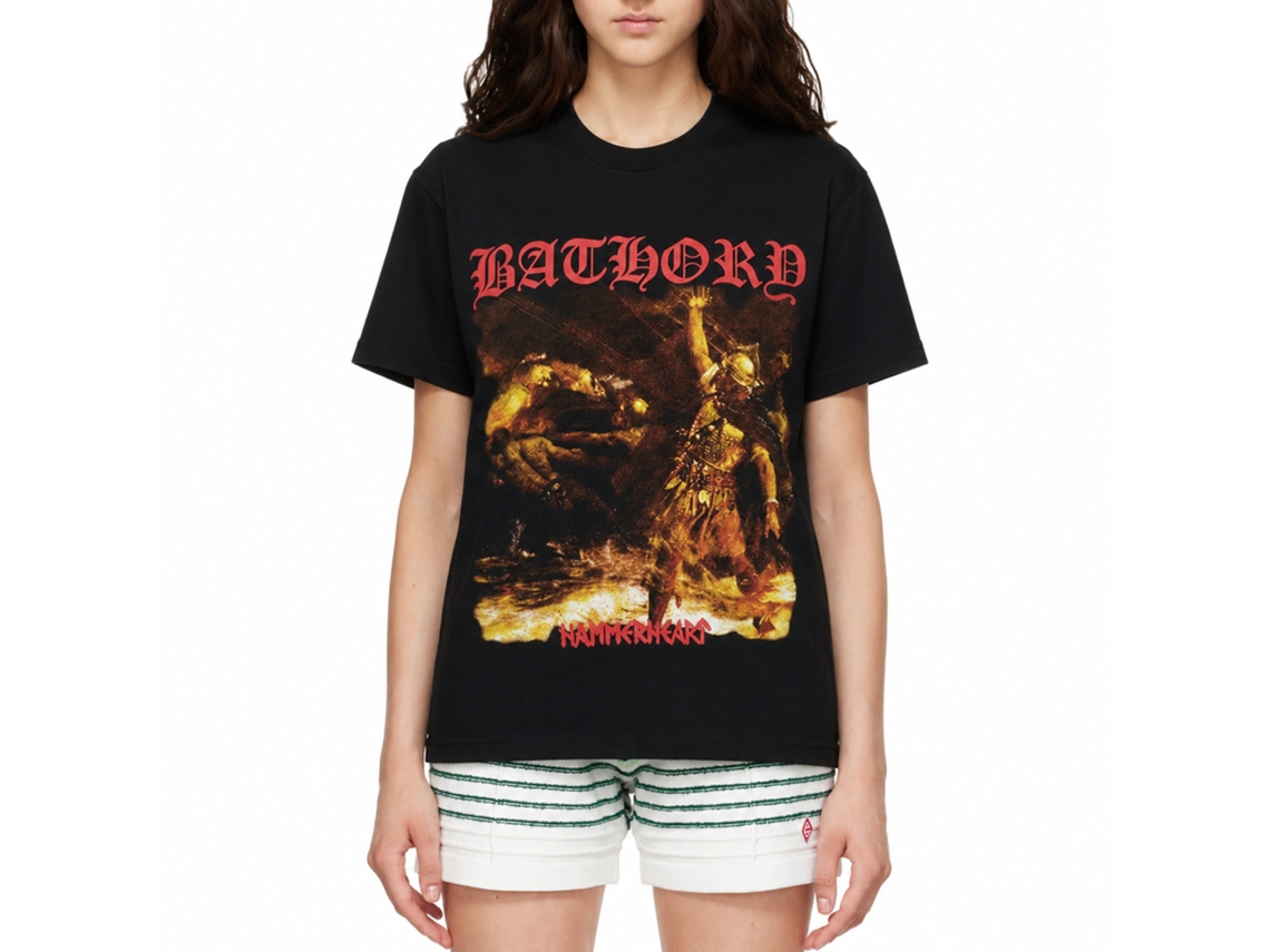 Bathory Hammerheart T-shirt Unisex Adults Size:s