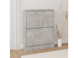 Sapateira Organizador 59X17X81 Cm Derivados de Madeira Cinzento Cimento