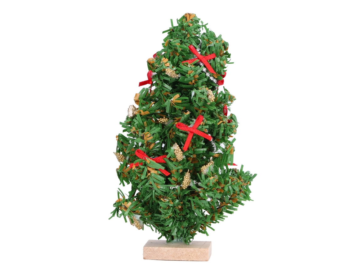 Primerox mini Árvore de Natal de Mesa 1:12 12cm Bétula Náilon Decoração Casa de Bonecas