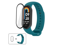 Pulseira De Silicone De Cor Sólida Com Película Curva 3d