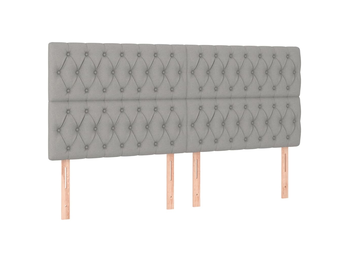 Headboard, Headboards Vidaxl Cinzeto Tecido (200 Cm)