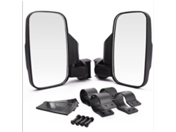 Espelho Retrovisor Lateral Ajustável Para Veículos Off-road Kart Com Cano De 1,75/2 Polegadas