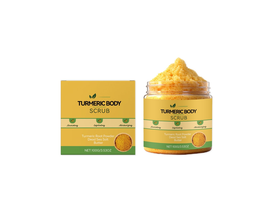 Exfoliante Corporal com Cúrcuma, Pele Renovada e Suave LAXISCREED