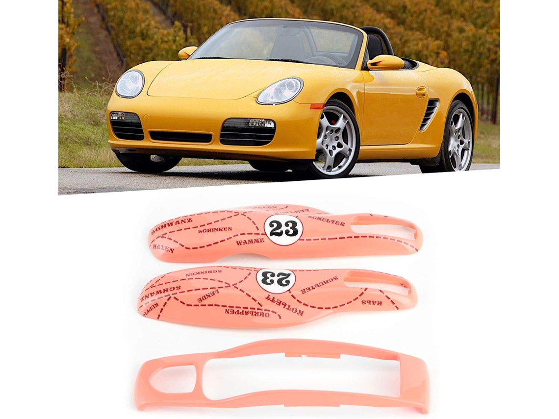 Capa Protetora Para Chaveiro Em Abs, Compatível Com Porsche 911e 718 2010-2019