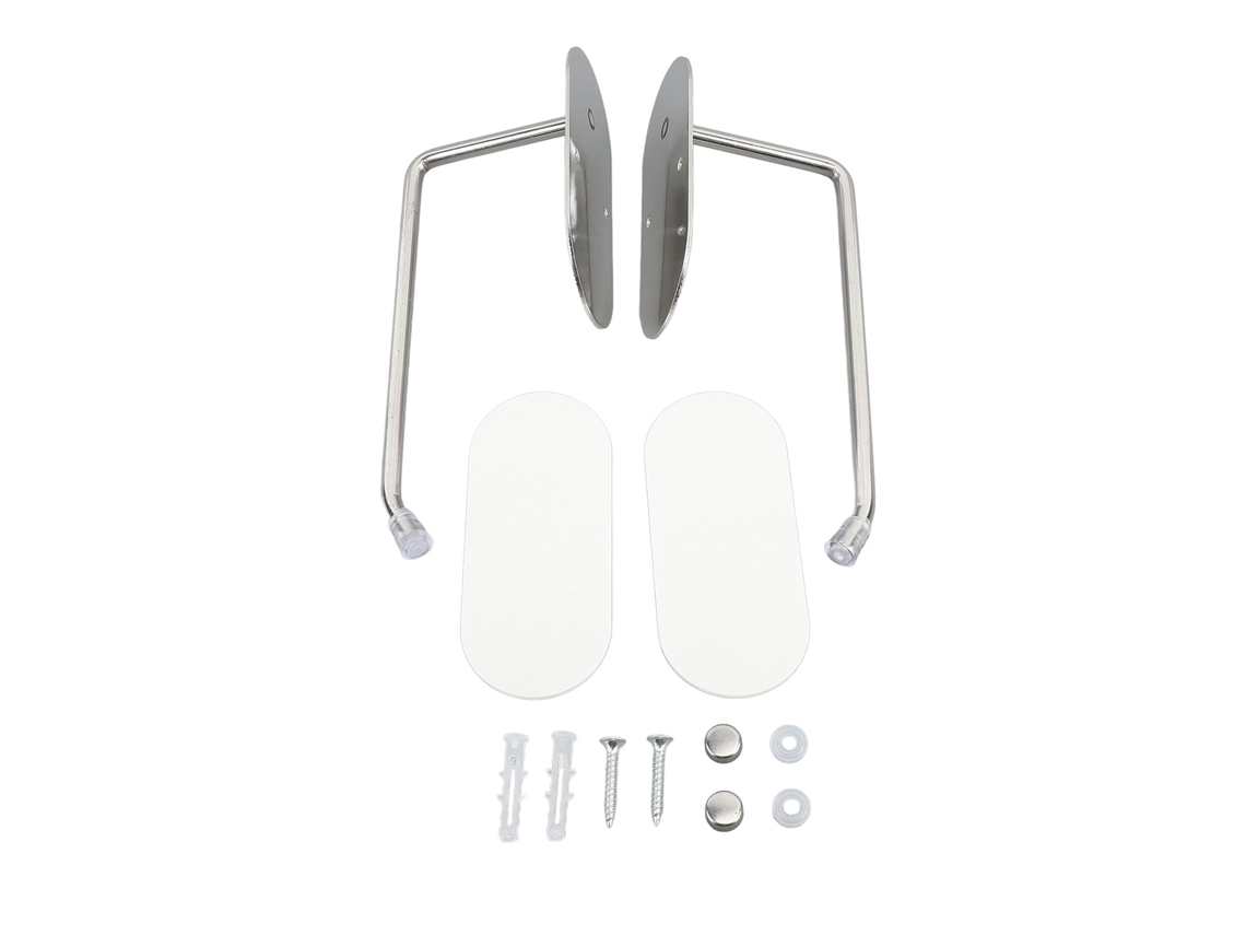 Organizador de tampas para latas de cereal e garrafas de água (2 peças), com gancho autoadesivo para armário, otimizando o espaço.