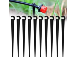 100un Suporte Mangueira 4/7mm 7mm Plástico Jardim