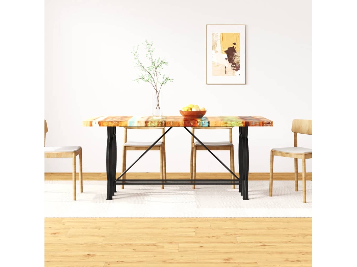 Vidaxl Mesa De Jantar Madeira Reciclada Maciça 180 Cm