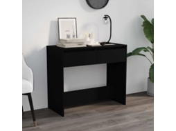 Vidaxl Mesa Consola 89x41x76,5 Cm Aço Preto