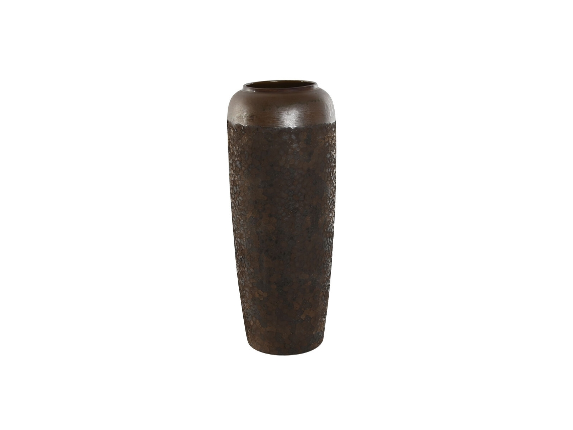 Vaso Home Esprit Castanho Cerâmica 20 X 20 X 50 Cm