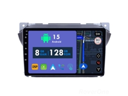 Auto Rádio Carro Bluetooth Autoradio 8GB RAM 128G ROM CarPlay Navegação GPS Ecrã Táctil RoverOne para Suzuki Alto 2009-2016  