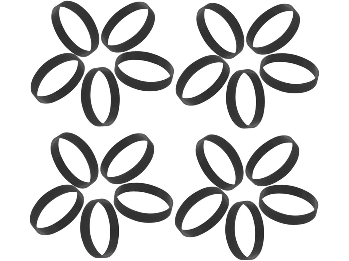 Stobaza 50 - Lindas Pulseiras de Silicone, Confortáveis e Elásticas, para Identificação de Equipamentos e Eventos, Ideais