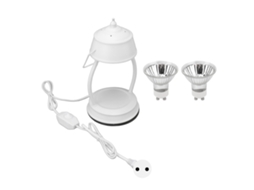 Lâmpada Aquecedor de Velas Ajustável com Lâmpadas Gu10 Lanterna Elétrica para Decoração Casa Presente Plug UE 110‑220v S/MARCA