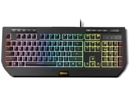 Teclado Gaming KROM Kuma RGB (Semi-mecânico - Português - Preto)