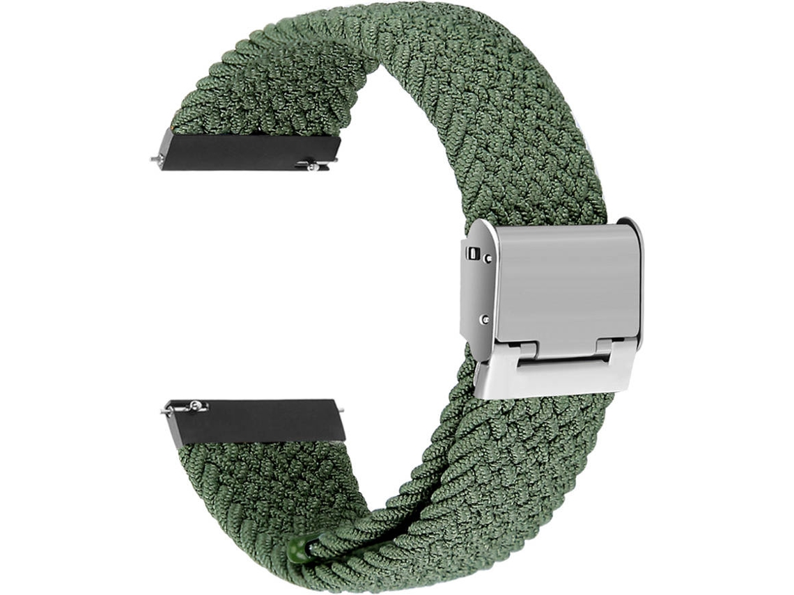 Bracelete Entrançada Ajustável para Amazfit BIP S Verde