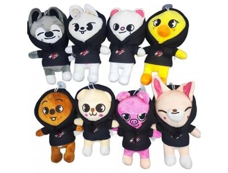 Peluche Stray Kids Skzoo Conjunto De 8 Unidades V Reel Qt02 20cm