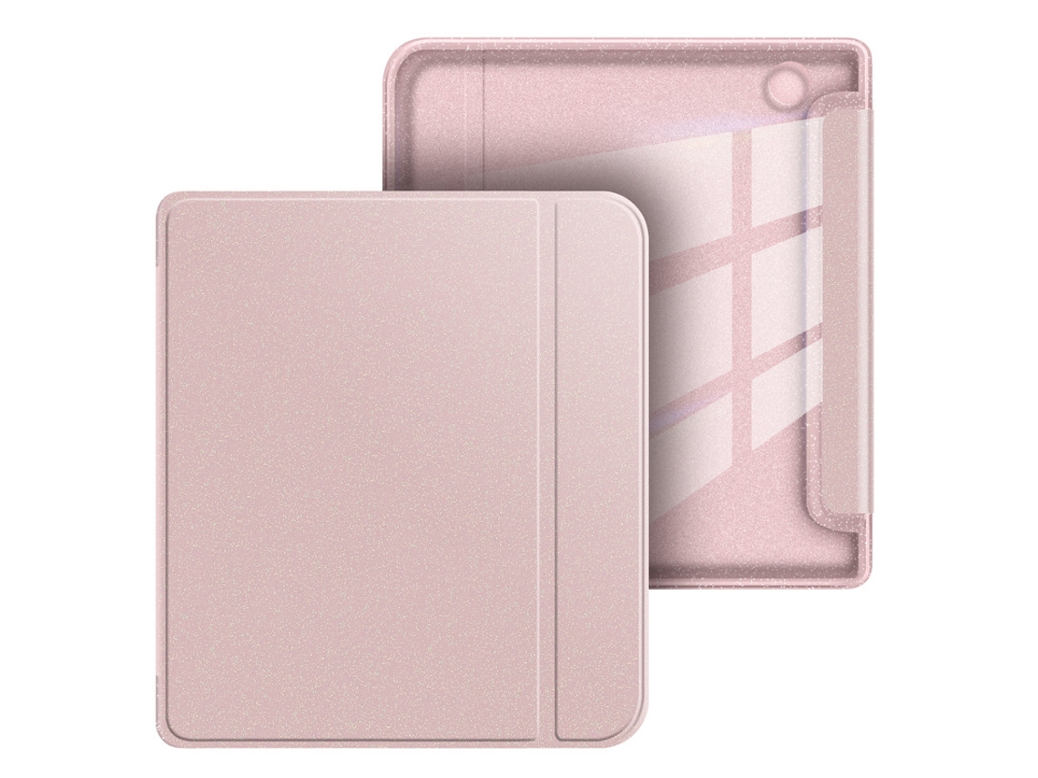 Capa para Kobo Libra 2 7 Polegadas SIURN em acrílico com glitter rosa