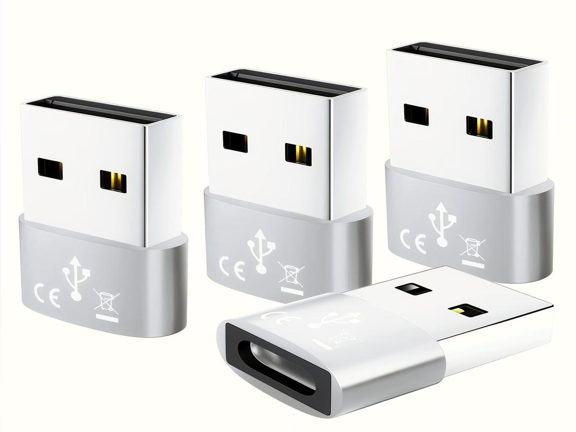 Lurelia Adaptador Usb-c Com Usb 2.0, Pd 60w Preto Leve