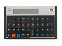 Calculadora Financeira HP-12 CPLATINUM (10 dígitos)