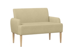 Conjunto 1 Sofá Para Dois Vidaxl Cinzento Cordão (116 X 67 X 81 Cm)