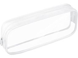 Estojo para Lápis, Transparente, Impermeável, com Zíper, Pvc AQUAFORGE