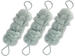 Lurelia Kit De 3 Buchas Vegetais De Banho De Cuidado Corporal, Com Argola, Uso Diário