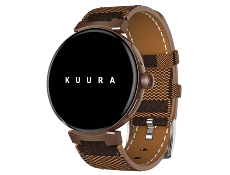Reloj Inteligente Kuura Fm1 V3, Marrón