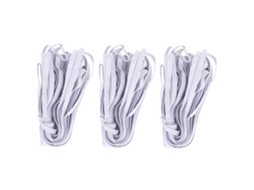 Sacos Cordão Elástico Fino 0.6cm 10m Branco Para Costura Diy
