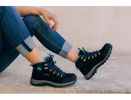 Botas Femininas de Trekking e Caminhada GUGGEN MOUNTAIN M014 em Camurça (Rosa - 37)