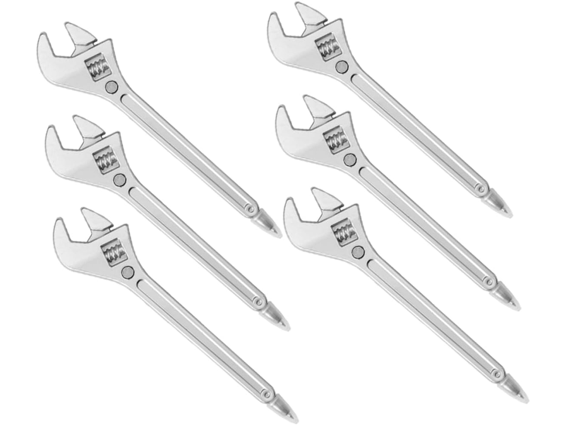 Conjunto De 6 Canetas Housoutil Em Formato Chave Inglesa, Na Cor