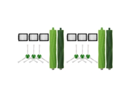 2 Conjuntos Para Irobot Roomba I3 I3 + I7 I7 + I4 I6 I6 + I8 I8 +/plus E5 E6 E7 J7 Ie J Série Principais Filtros De Escova Lateral_glo