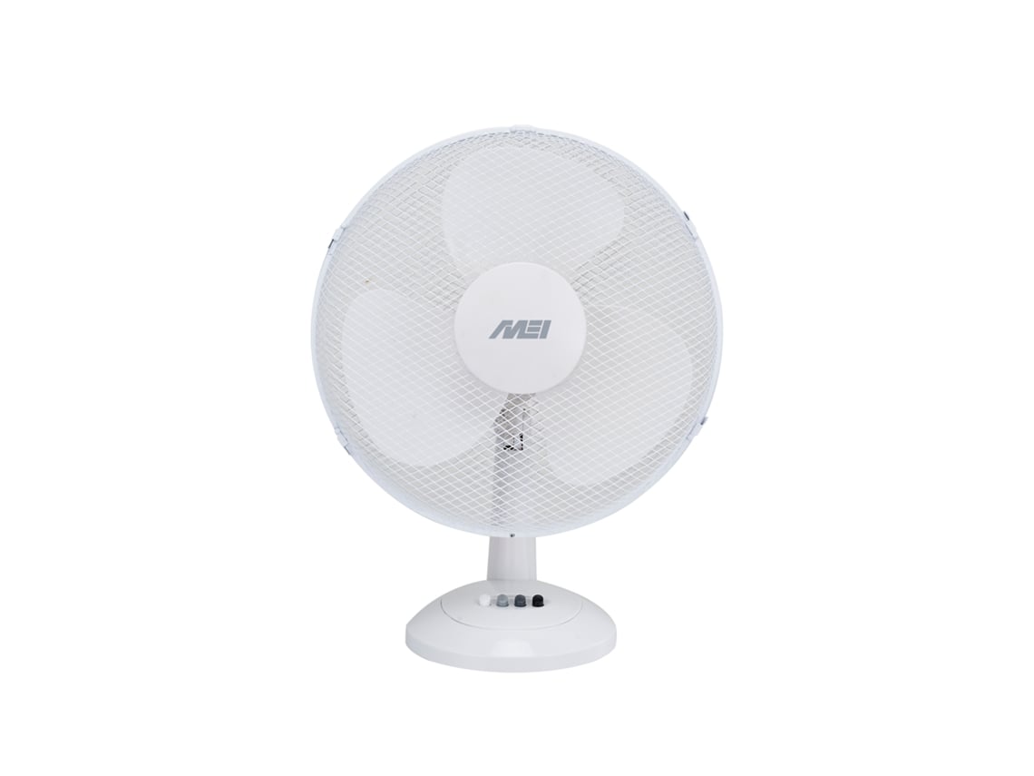 Mei Vm 3011 Branco - Ventoinha De Mesa 30cm